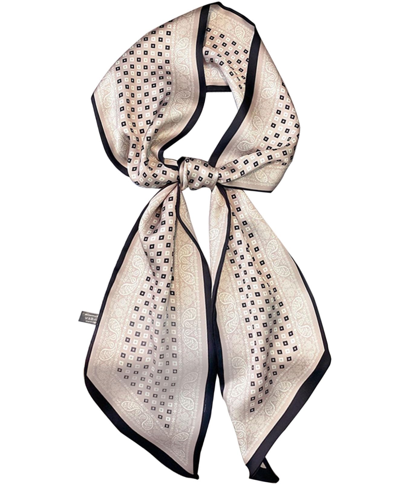 Mitzah Head Scarf  Mulberry Silk Imitation Women's 59" Fashion Neck Satin Scarfs for Bag 59 * 5.9”