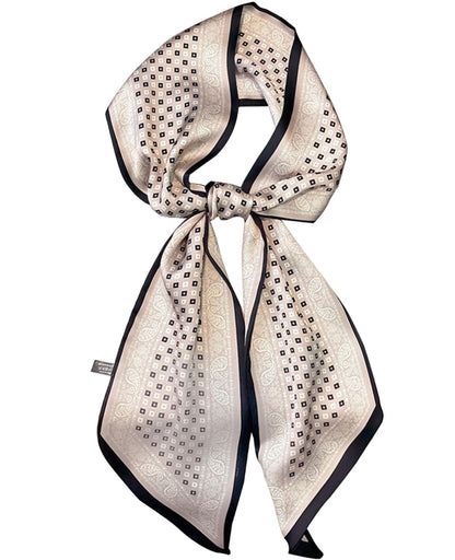 Mitzah Head Scarf  Mulberry Silk Imitation Women's 59" Fashion Neck Satin Scarfs for Bag 59 * 5.9”
