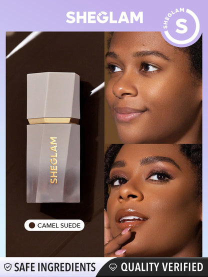 SHEGLAM Sun Sculpt Cool Toned Liquid Contour Stick Long Lasting Cream Bronzer Makeup - Soft Tan