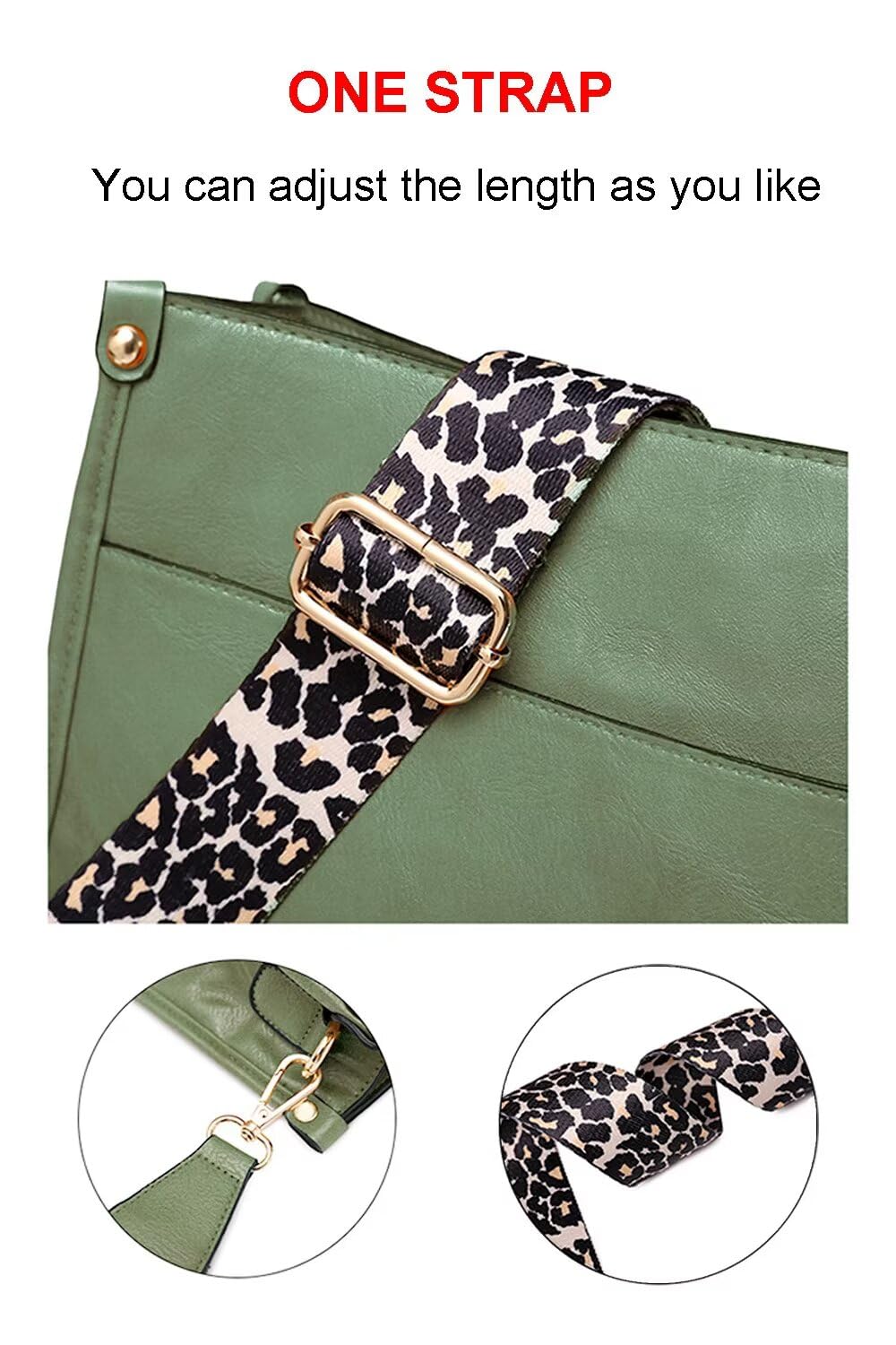Crossbody Purse with Guitar Strap Zipped Pockets Handbag Shoulder Bag Vegan Leather Crossbody Bags for Women