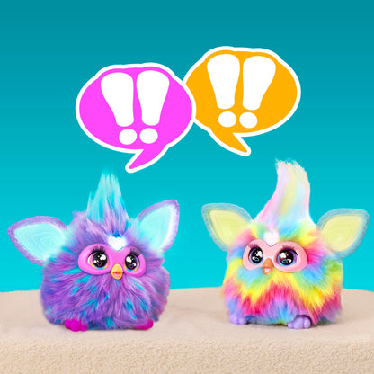 Furby Coral, 15 Fashion Accessories, Interactive Plush Toys for 6 Year Old Girls & Boys & Up, Voice Activated Animatronic