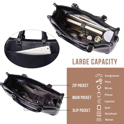 Crossbody Purse with Guitar Strap Zipped Pockets Handbag Shoulder Bag Vegan Leather Crossbody Bags for Women