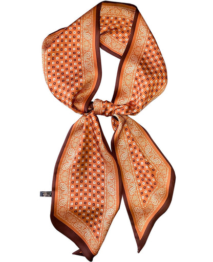 Mitzah Head Scarf  Mulberry Silk Imitation Women's 59" Fashion Neck Satin Scarfs for Bag 59 * 5.9”