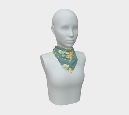 Capricorn Zodiac Sign Cute Pattern Print Scarf All Sizes