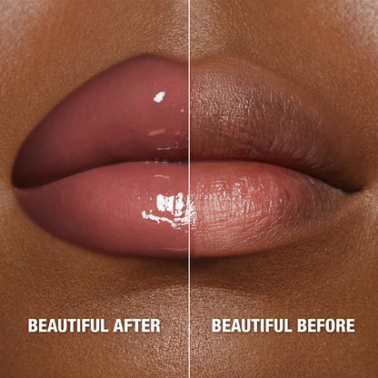 Charlotte Tilbury Pillow Talk Plumpgasm Lip Gloss - Hydrating Lip Plumper with Hyaluronic Acid & Plumpgasm Heat + Ice Technology for Juicy, Glossy Fullness