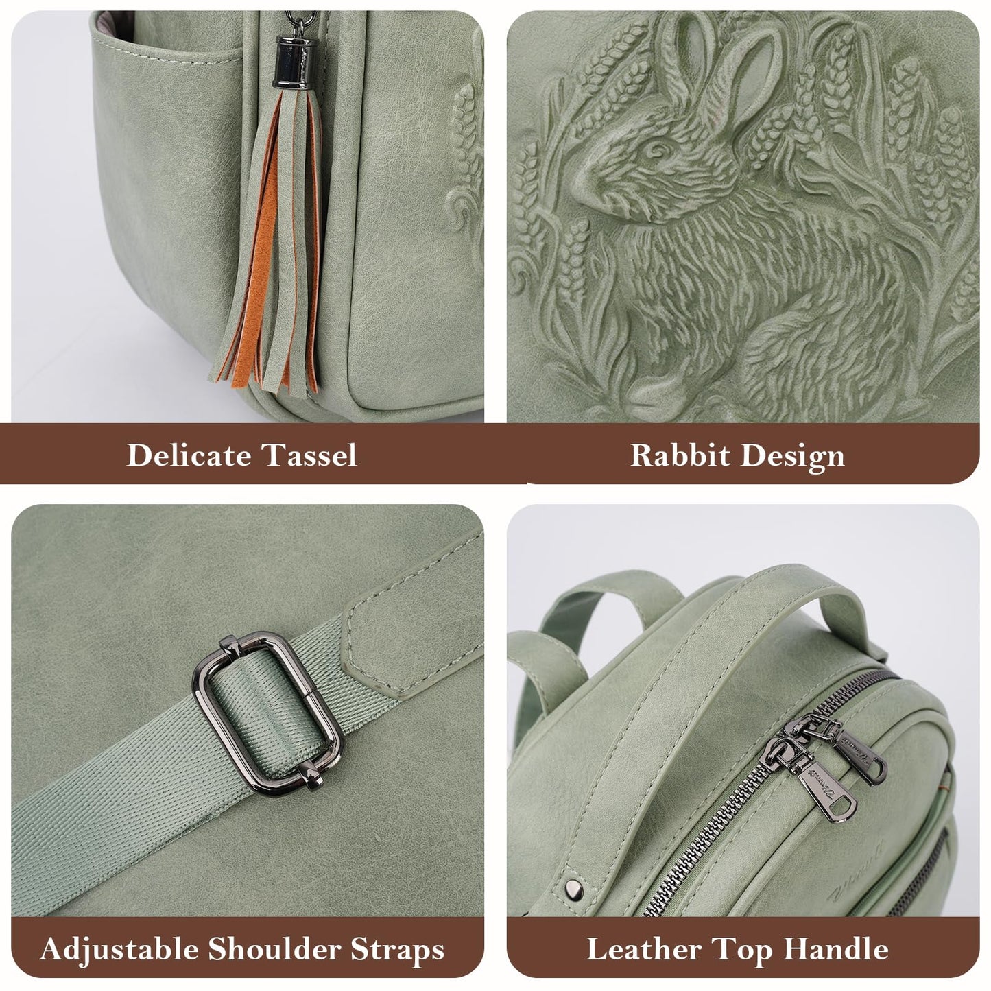 Mini Mochila Bolso para Mujeres, Mochila Pequeña de Cuero Vegano Repujado, Mochilas de Moda, Mochilas de Día, Bolso de Hombro, Pequeño, Moderno
