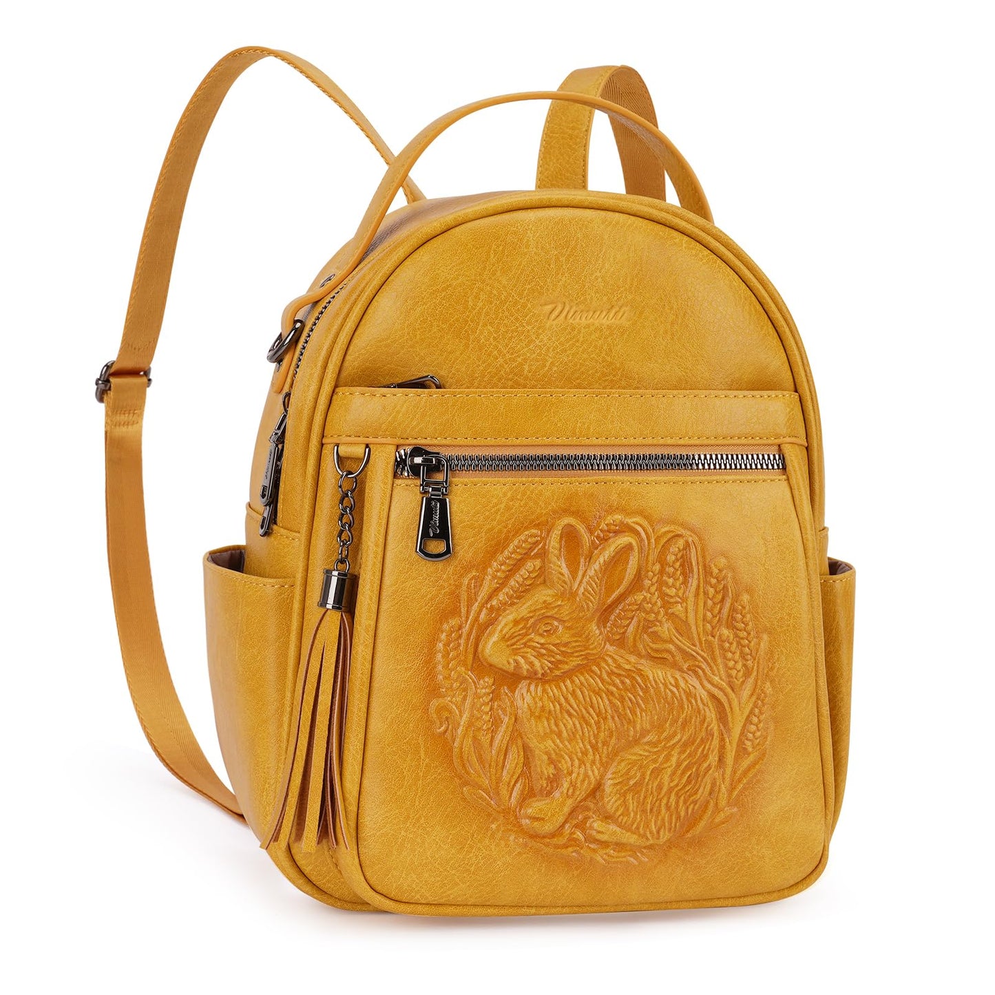 Mini Mochila Bolso para Mujeres, Mochila Pequeña de Cuero Vegano Repujado, Mochilas de Moda, Mochilas de Día, Bolso de Hombro, Pequeño, Moderno