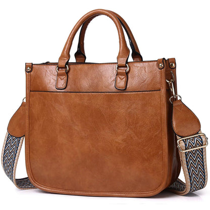 Crossbody Purse with Guitar Strap Zipped Pockets Handbag Shoulder Bag Vegan Leather Crossbody Bags for Women