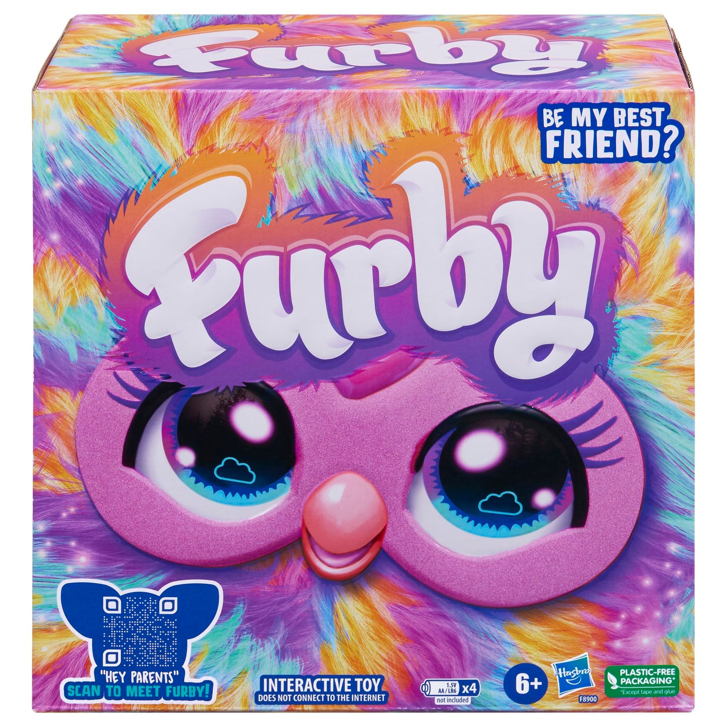 Furby Coral, 15 Fashion Accessories, Interactive Plush Toys for 6 Year Old Girls & Boys & Up, Voice Activated Animatronic