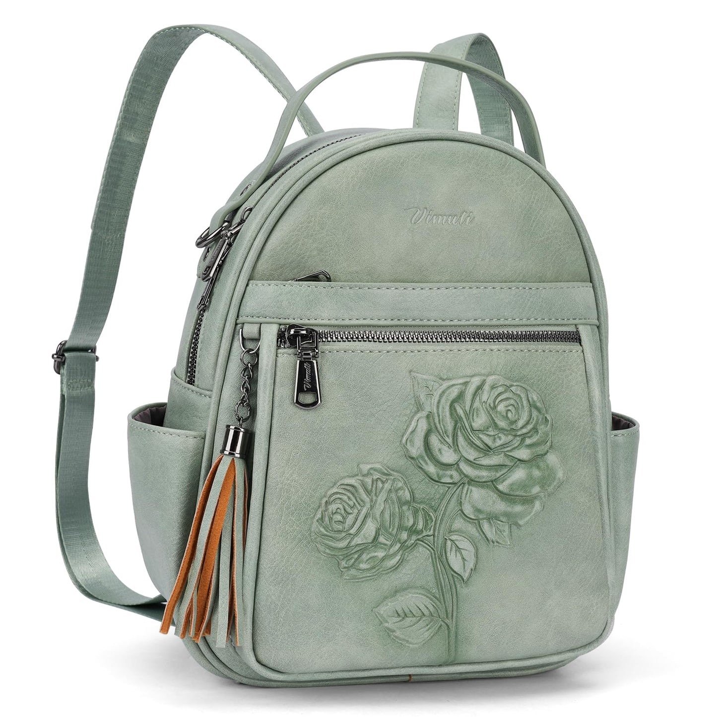 Mini Mochila Bolso para Mujeres, Mochila Pequeña de Cuero Vegano Repujado, Mochilas de Moda, Mochilas de Día, Bolso de Hombro, Pequeño, Moderno