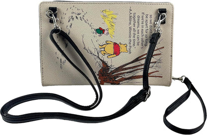 Beauty and the Beast Book Handbag Black Vinyl Novelty Clutch Purse Crossbody Bag