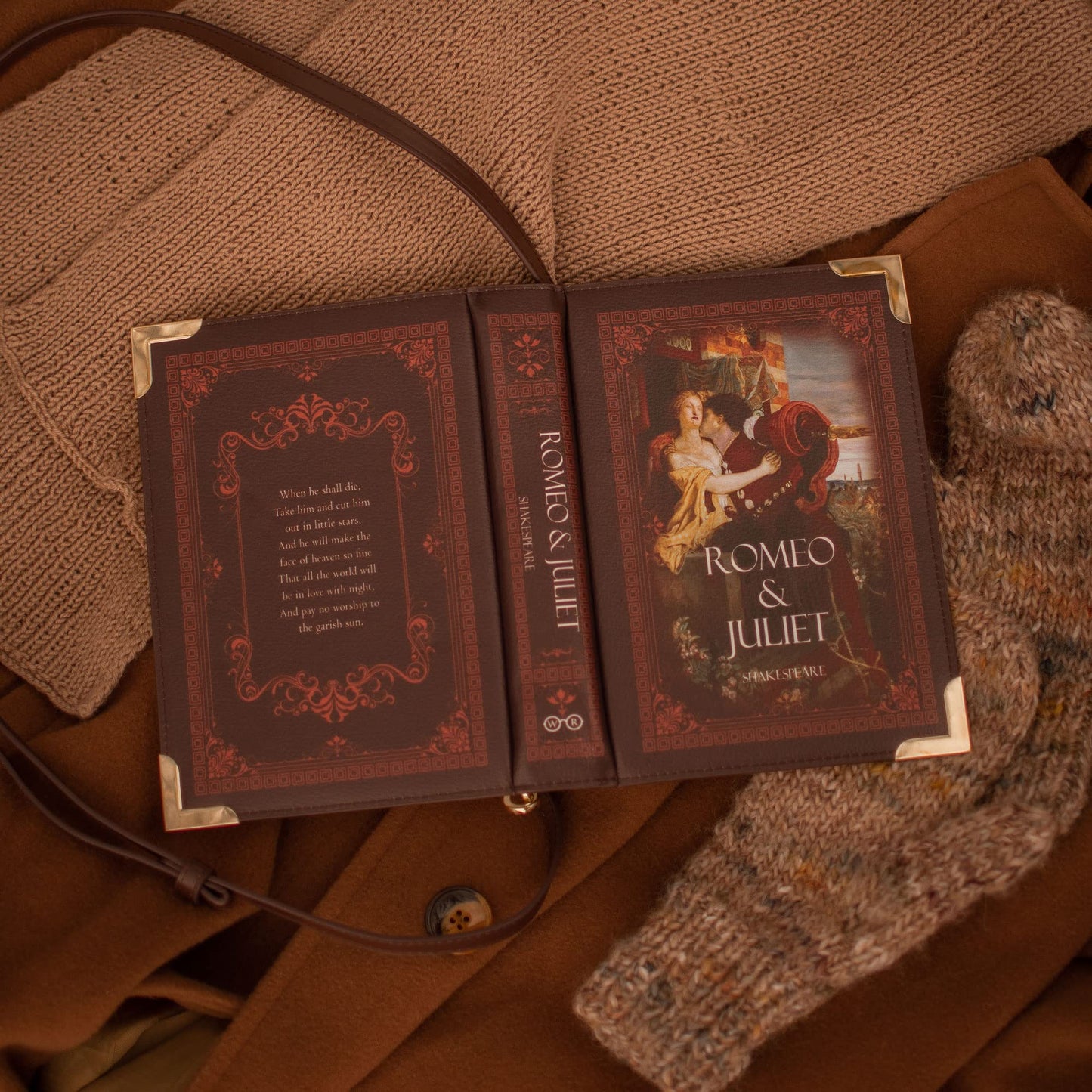 Book Purse Crossbody Purse Handbag for Book Lovers