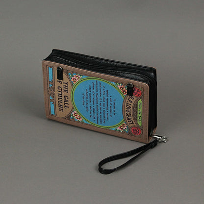 Beauty and the Beast Book Handbag Black Vinyl Novelty Clutch Purse Crossbody Bag