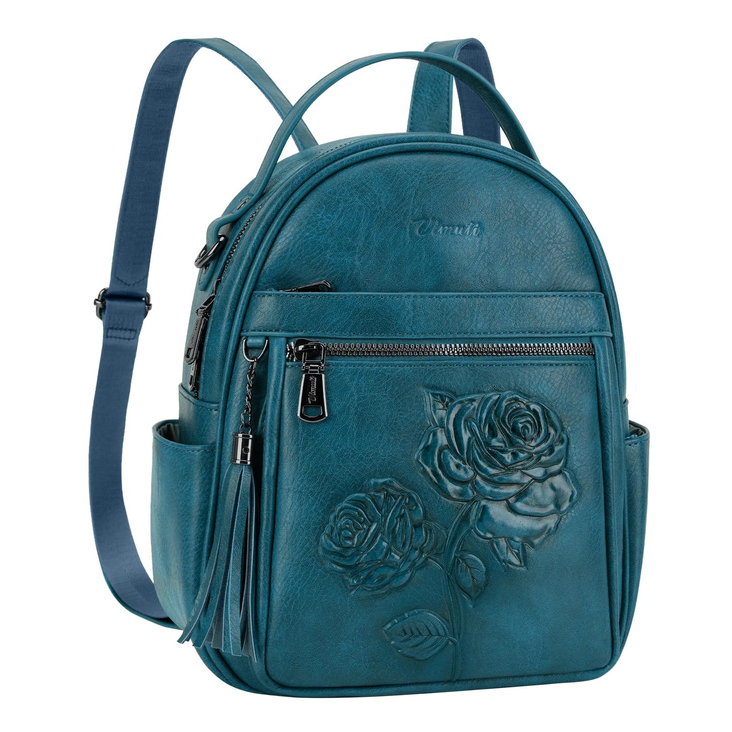 Mini Mochila Bolso para Mujeres, Mochila Pequeña de Cuero Vegano Repujado, Mochilas de Moda, Mochilas de Día, Bolso de Hombro, Pequeño, Moderno