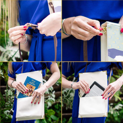 Book Purse Crossbody Purse Handbag for Book Lovers