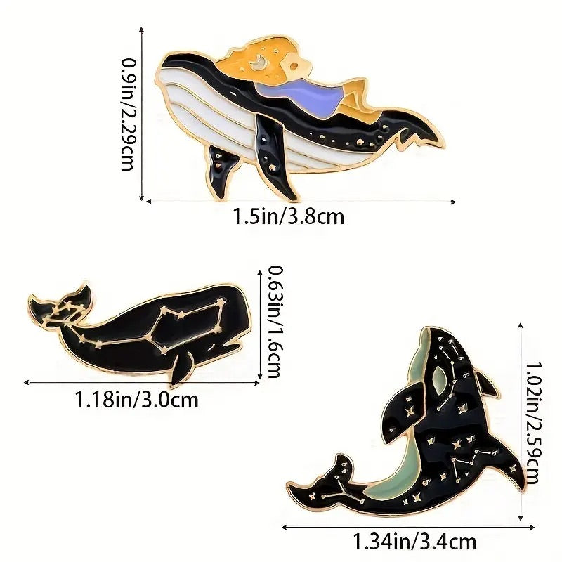 Whale pin assortment size