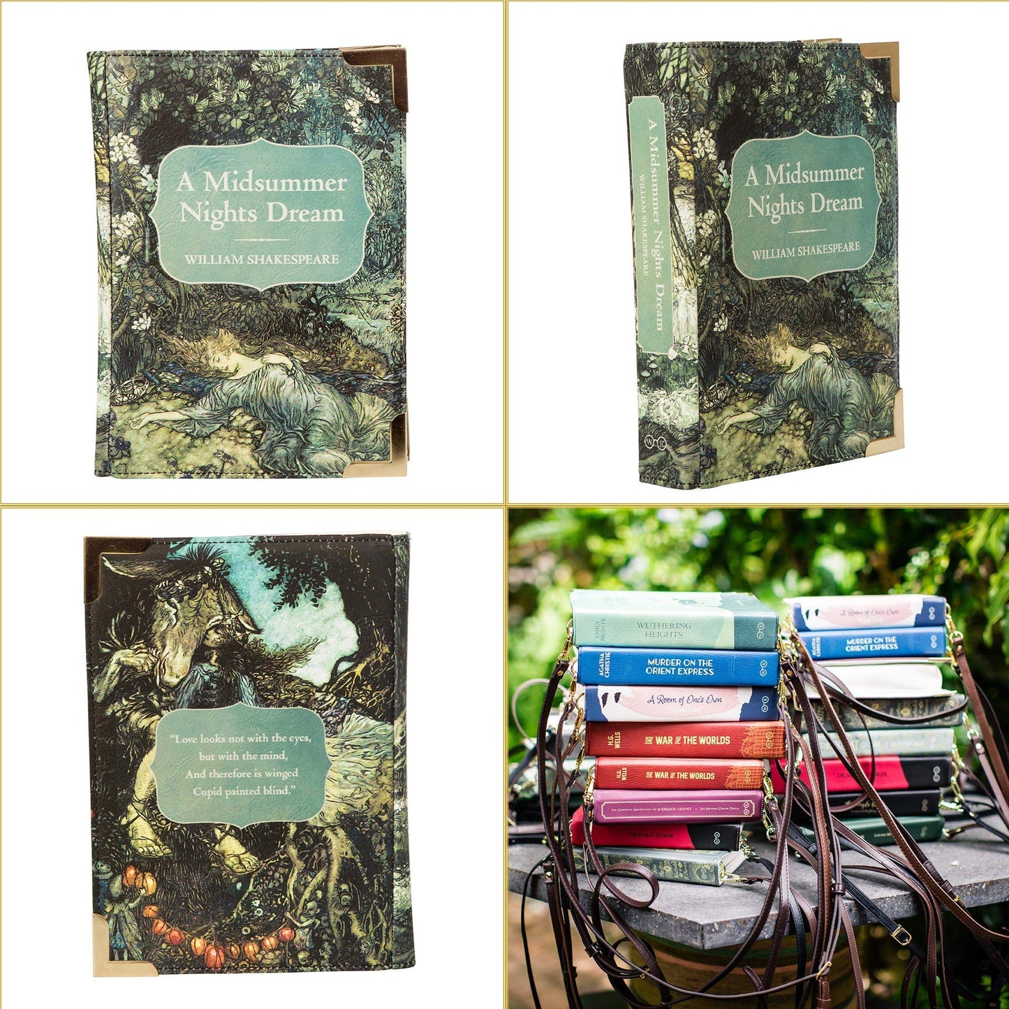 Book Purse Crossbody Purse Handbag for Book Lovers