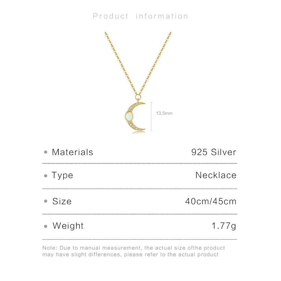 925 Sterling Silver Zircon cable chain Inlay Geometric Pendant Necklace - Canvas & Charms