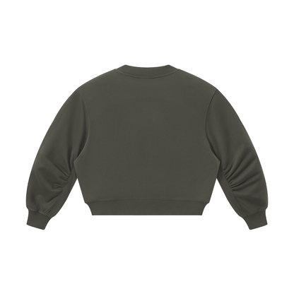 Witch Please Women’s Crop V-Neck Sweatshirt