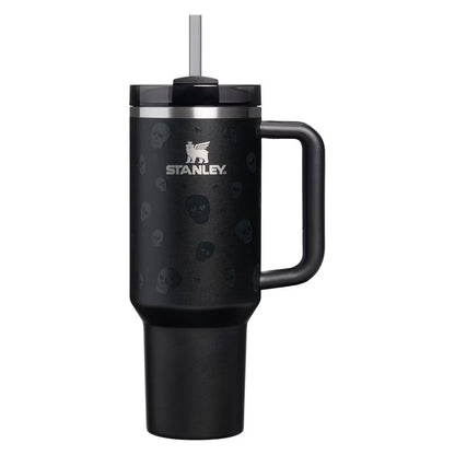 Stanley 40 oz Stainless Steel H2.0 FlowState Quencher Tumbler Sweetheart Skulls