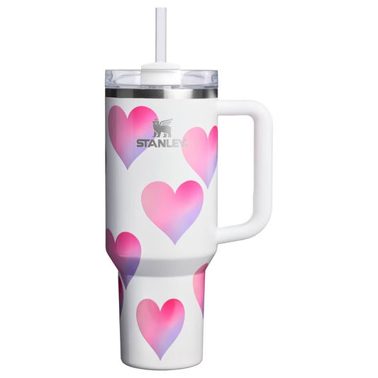 Stanley Cup Valentine's Day 40 oz Stainless Steel H2.0 Flowstate Quencher Tumbler