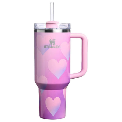 Stanley Cup Valentine's Day 40 oz Stainless Steel H2.0 Flowstate Quencher Tumbler