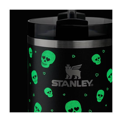 Stanley 40 oz Stainless Steel H2.0 FlowState Quencher Tumbler Sweetheart Skulls