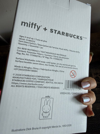 Miffy x Starbucks Barista Plush