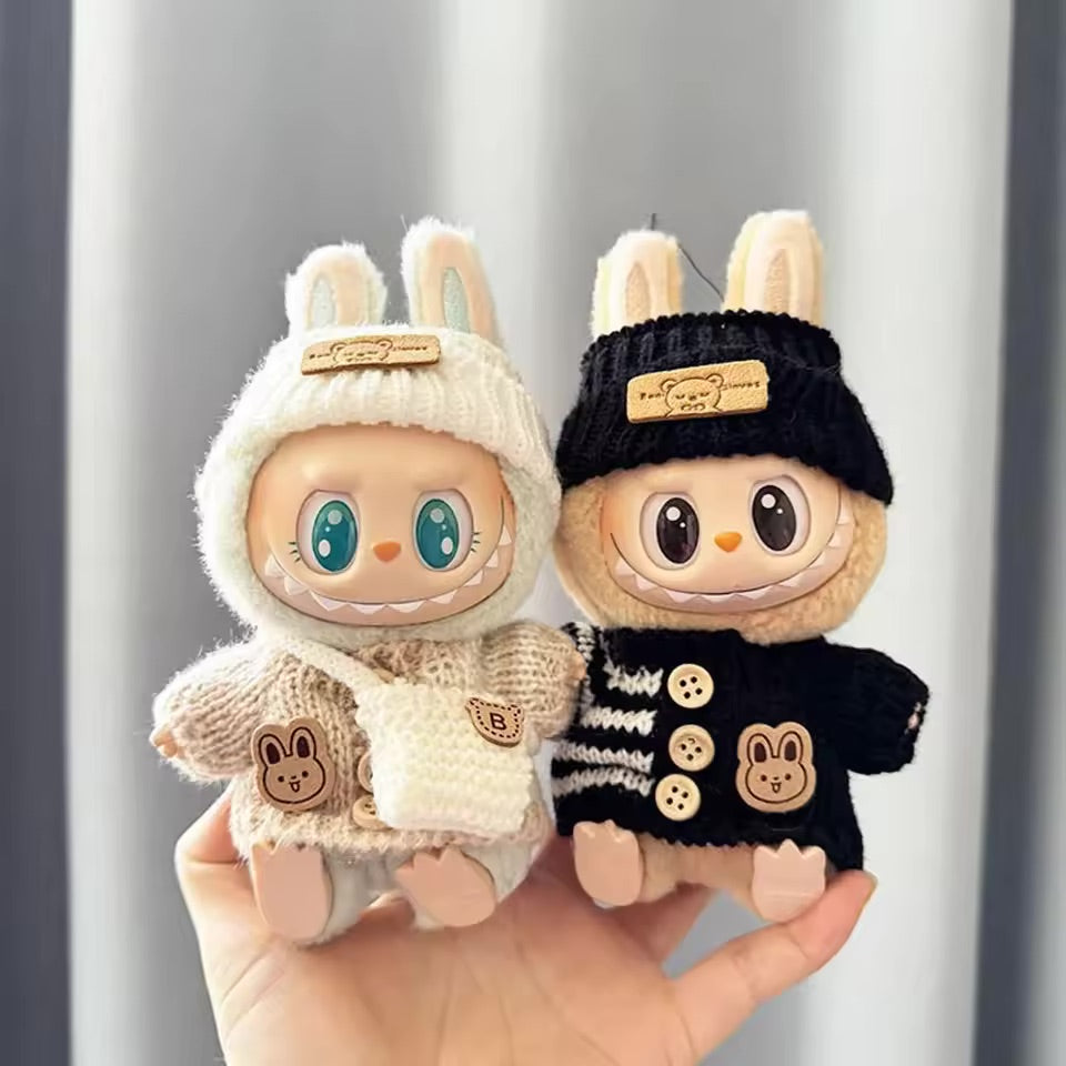 Labubu Clothes Outfits for Dolls with Accessories Cute Decoration
