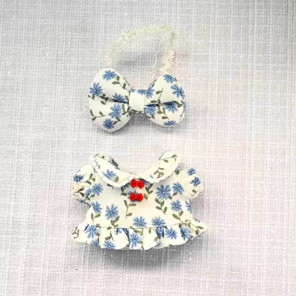 Labubu Clothes Outfits for Dolls with Accessories Cute Decoration