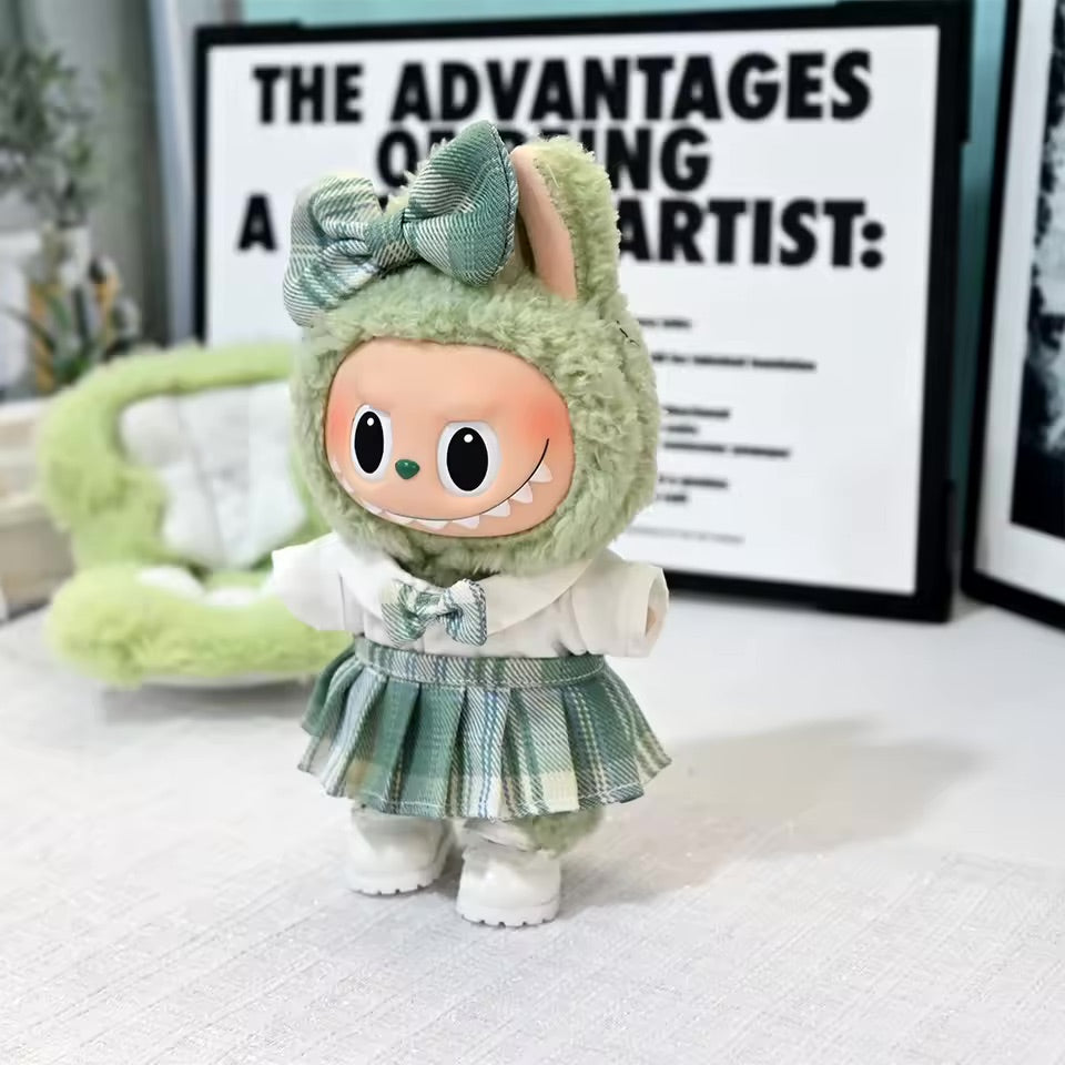 Labubu Clothes Outfits for Dolls with Accessories Cute Decoration