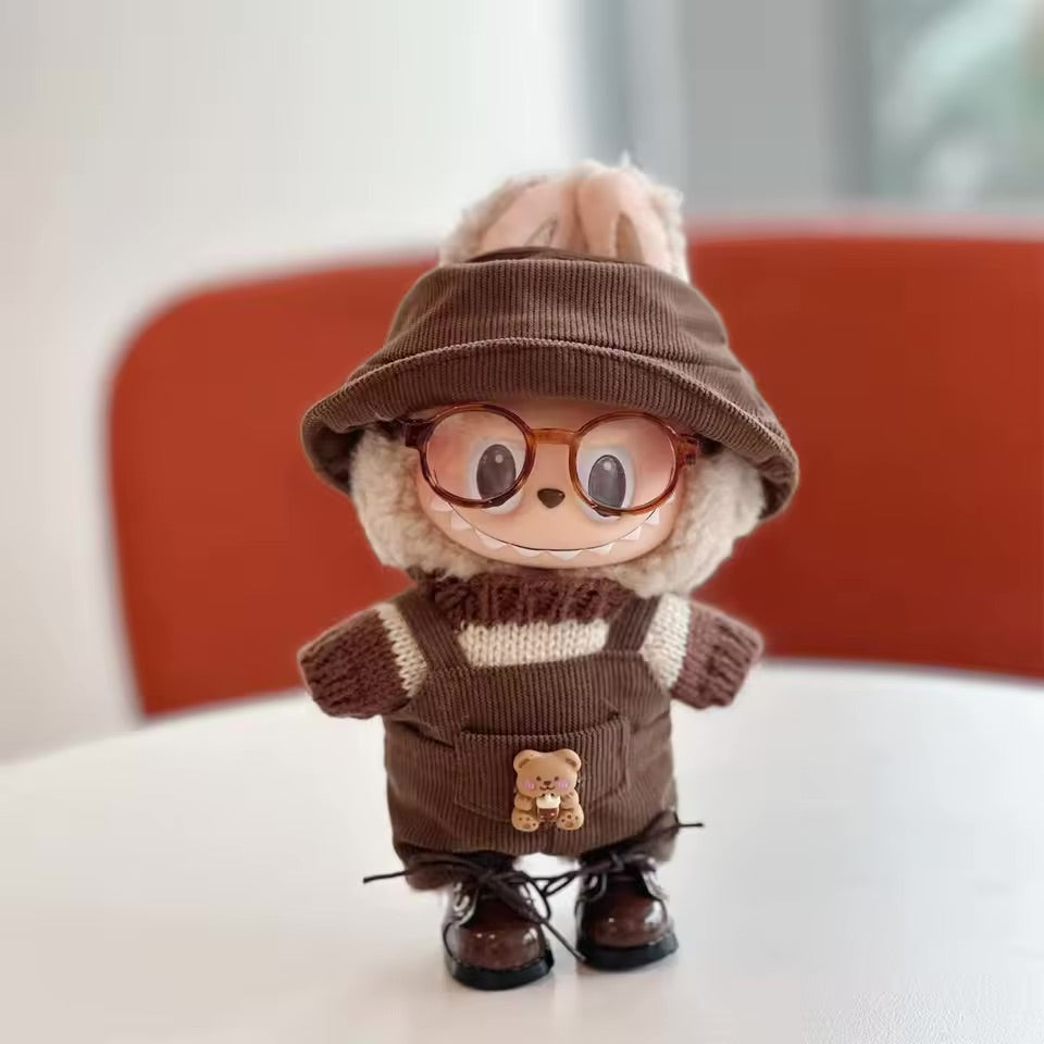 Labubu Clothes Outfits for Dolls with Accessories Cute Decoration