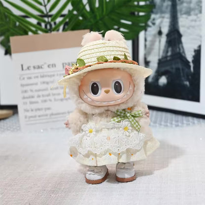 Labubu Clothes Outfits for Dolls with Accessories Cute Decoration