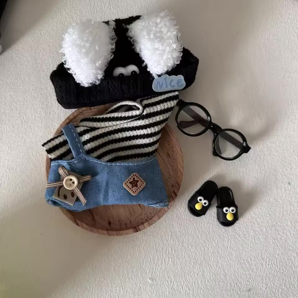 Labubu Clothes Outfits for Dolls with Accessories Cute Decoration