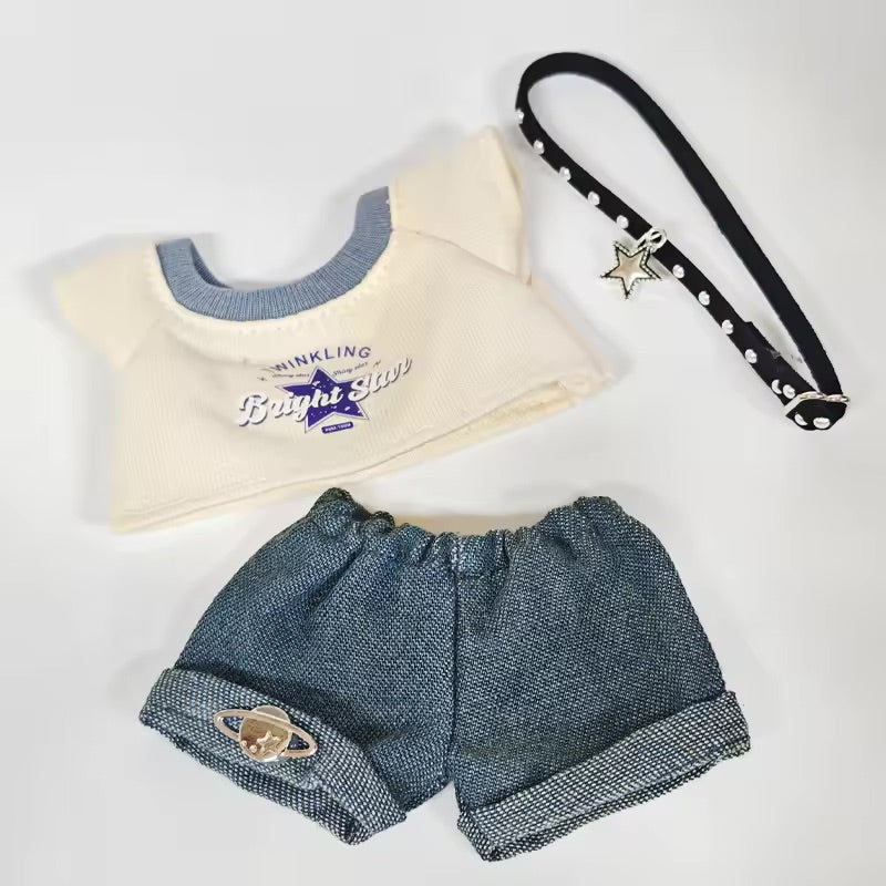 Labubu Clothes Outfits for Dolls with Accessories Cute Decoration