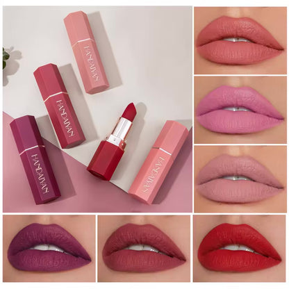 Matte Velvet Lipstick Water-Proof Bold in 6 Colors