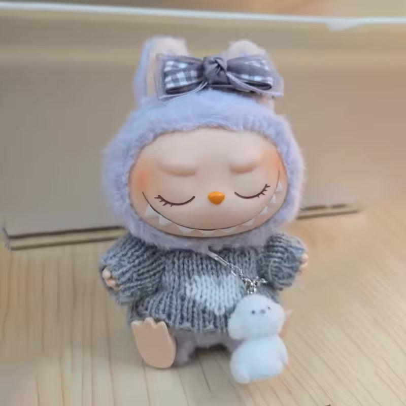 Labubu Clothes Outfits for Dolls with Accessories Cute Decoration