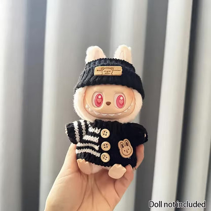 Labubu Clothes Outfits for Dolls with Accessories Cute Decoration