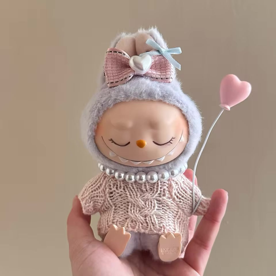 Labubu Clothes Outfits for Dolls with Accessories Cute Decoration