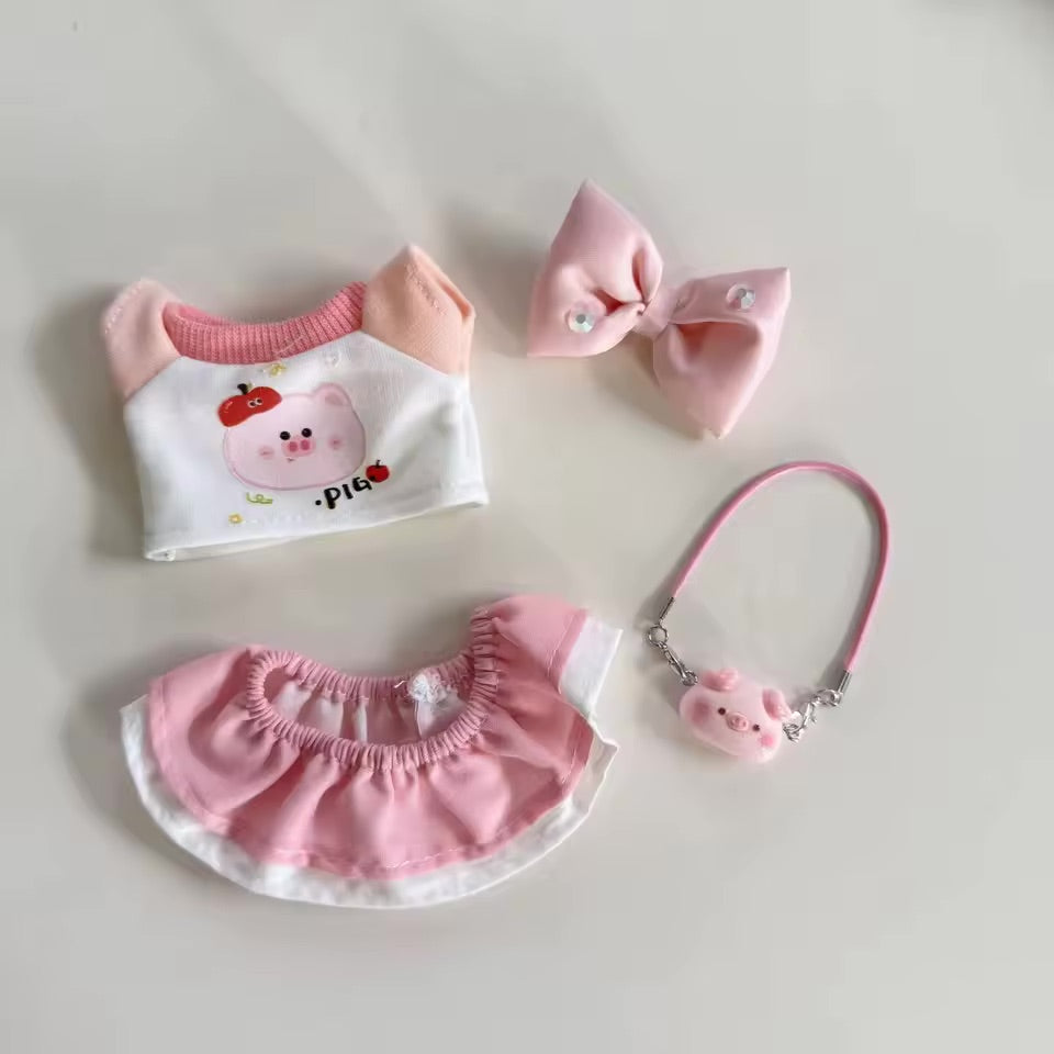 Labubu Clothes Outfits for Dolls with Accessories Cute Decoration