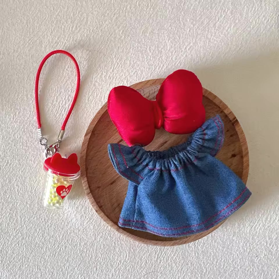 Labubu Clothes Outfits for Dolls with Accessories Cute Decoration