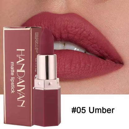 Matte Velvet Lipstick Water-Proof Bold in 6 Colors
