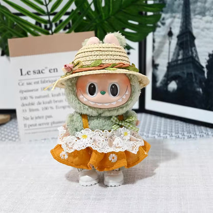 Labubu Clothes Outfits for Dolls with Accessories Cute Decoration
