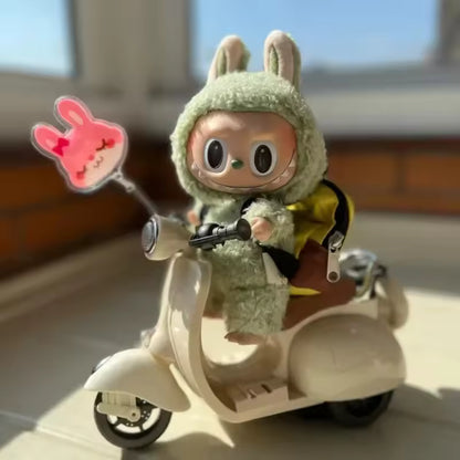 Labubu Scooter Motorcycle with LED Lights and Music