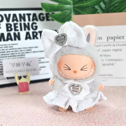 Labubu Clothes Outfits for Dolls with Accessories Cute Decoration