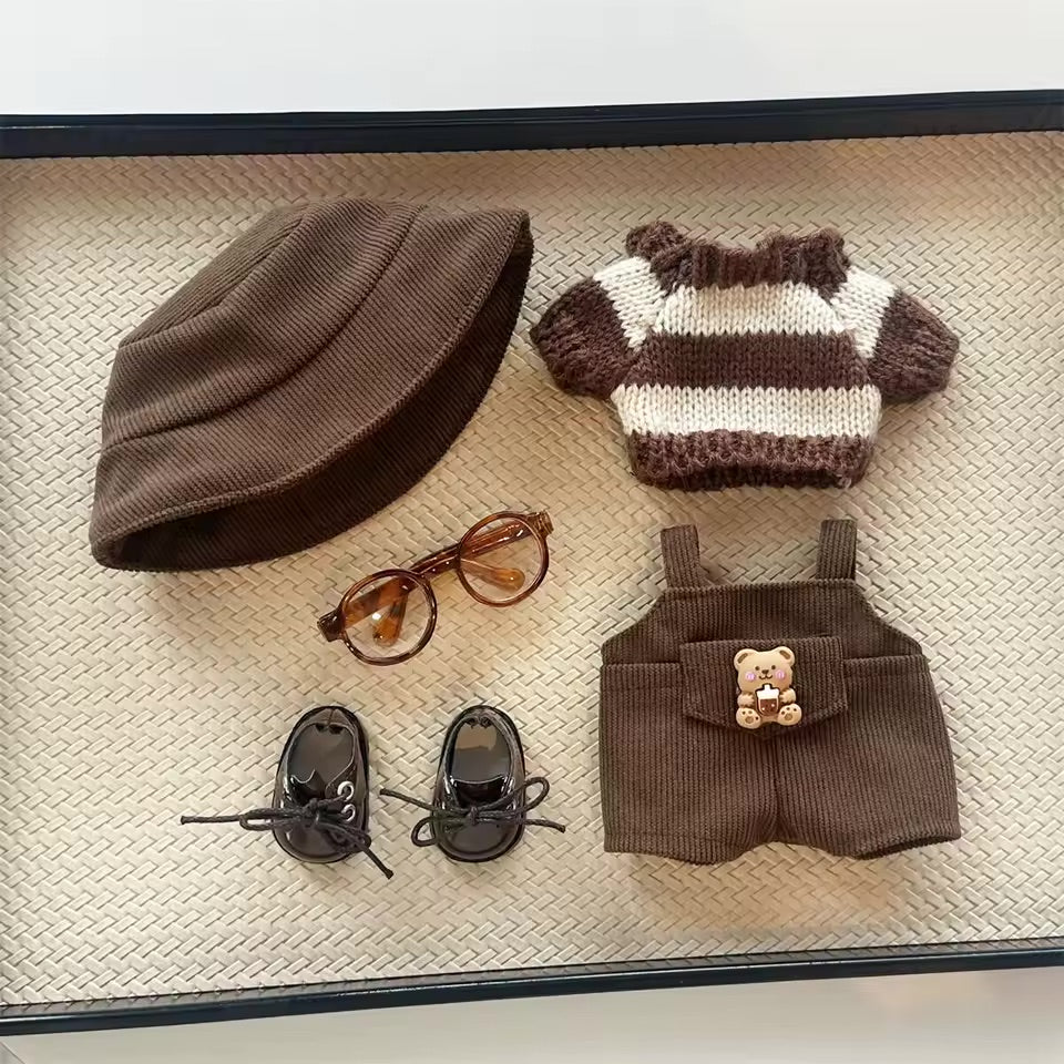 Labubu Clothes Outfits for Dolls with Accessories Cute Decoration