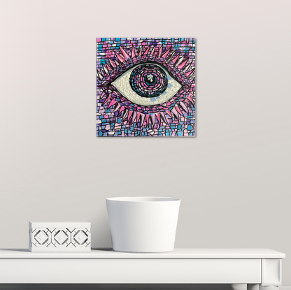 Mosaic Eye 5 x 5 painting