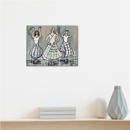 Body Language Ballet 8 x 10 acrylic painting