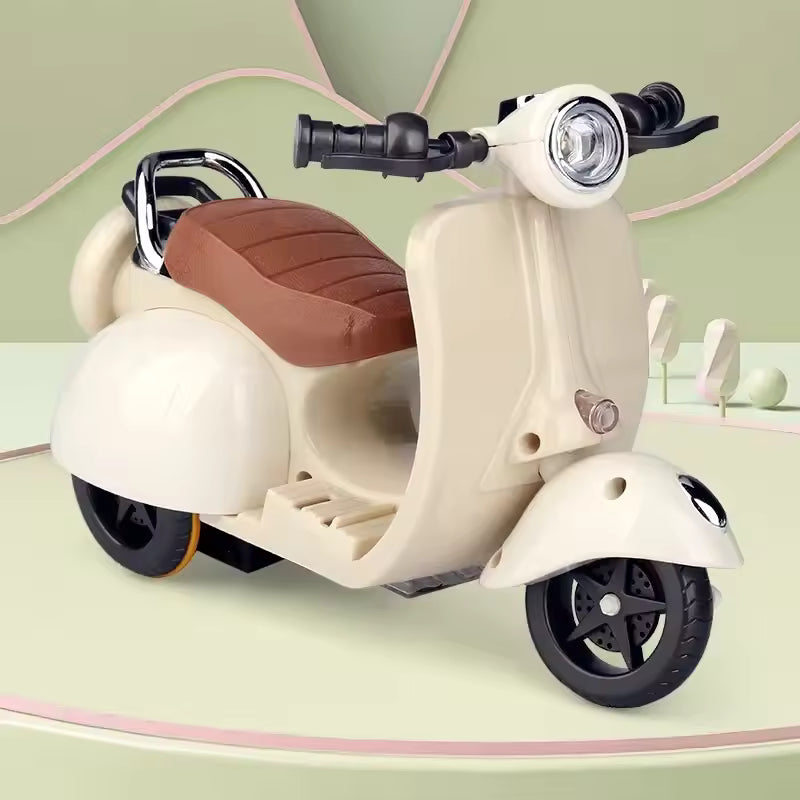 Labubu Scooter Motorcycle with LED Lights and Music