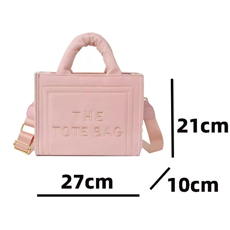 The Tote Bag Velour Crossbody Purse